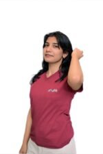 Women V-Neck Neck Tees - Image 2